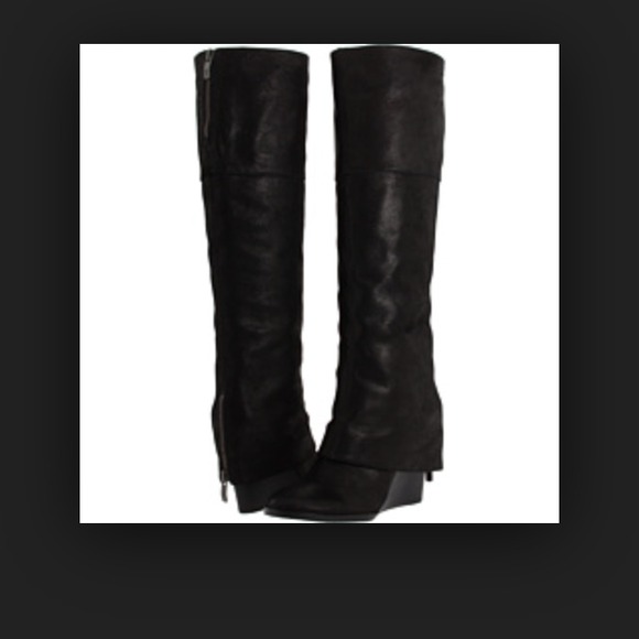 vince camuto wedge boots