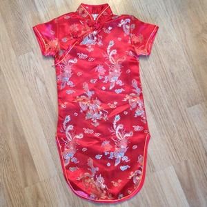 Chinese red dress size 6
