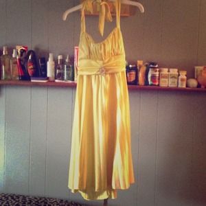 Yellow spring fling dress
