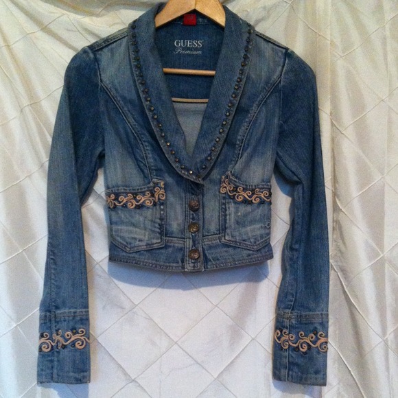 GUESS DENIM JACKET TOP