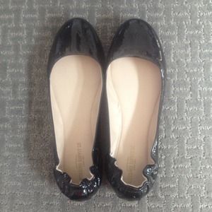 Never worn: Patent Flats