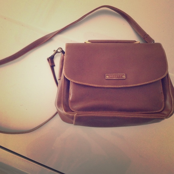 Brown cross body bag
