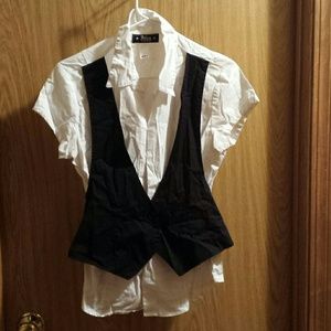 Cute top with vest