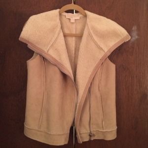 MICHAEL Michael Kors Faux Lambswool vest
