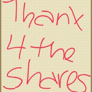 Thanks you all for the shares! !!