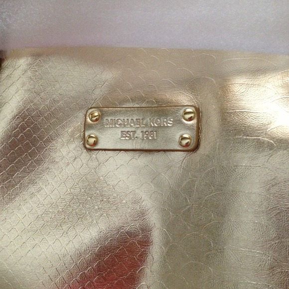 Gold MK Travel Bag/Tote - Picture 2 of 4