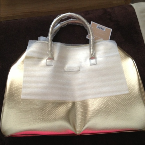 Gold MK Travel Bag/Tote - Picture 3 of 4