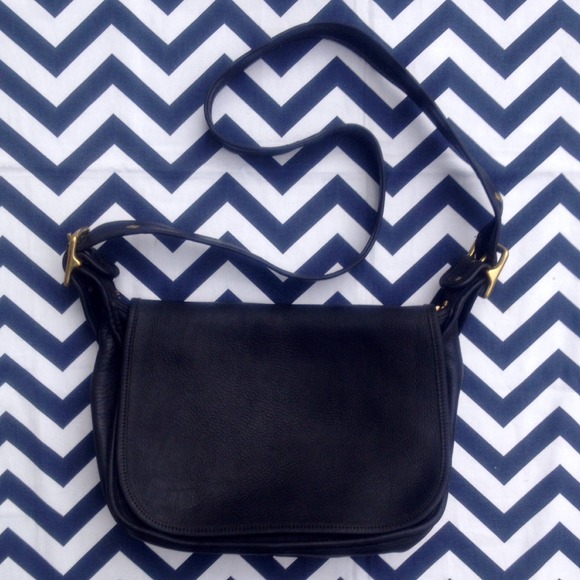 Coach Handbags - Vintage Coach Black Leather Satchel