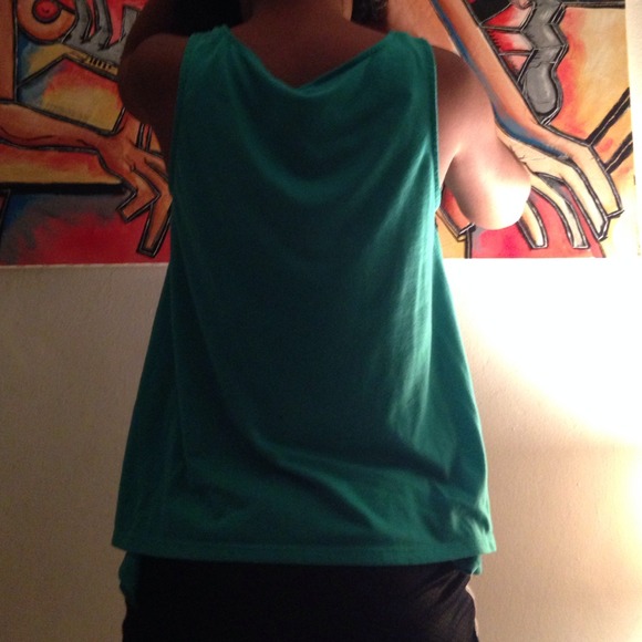 Tribal Turquoise Tank Top - Picture 4 of 5