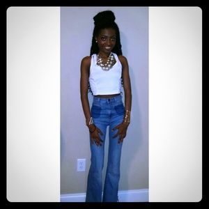 Criss Cross Back Crop Top