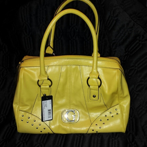 Guess Handbags - Bright yellow Guess purse