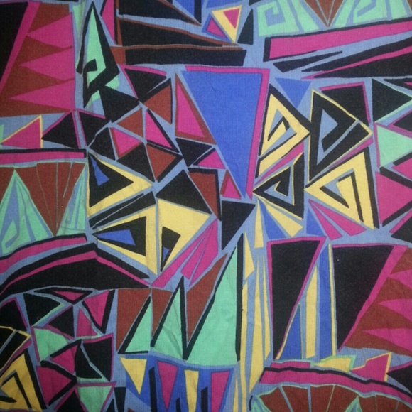 MULTI COLORED GEO BODYCON - Picture 2 of 2