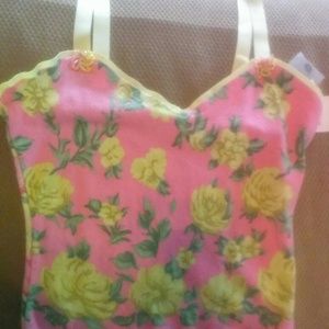 Floral Blumarine crop Top