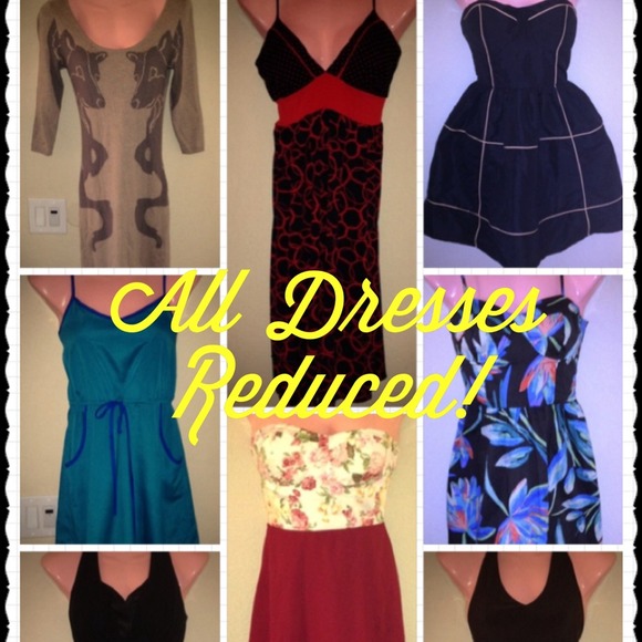 All dress marked down to sell fast!