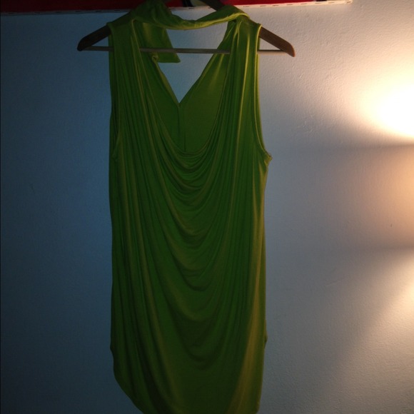 Lime Green blouse - Picture 2 of 2