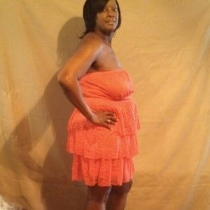 Coral dress in 3X