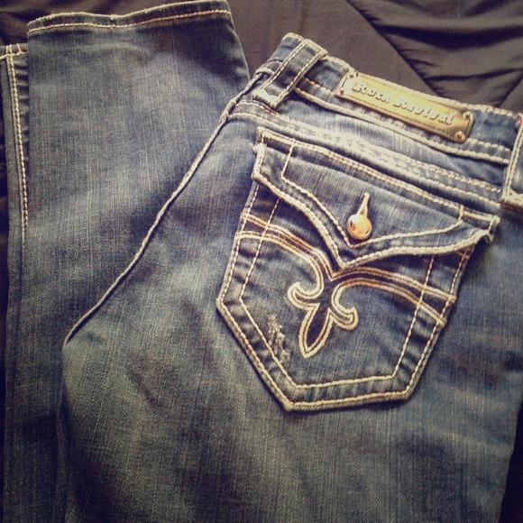 Rock Revival Noelle skinny jeans with distressing