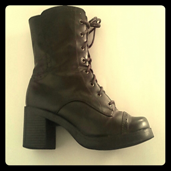 Dark brown boots