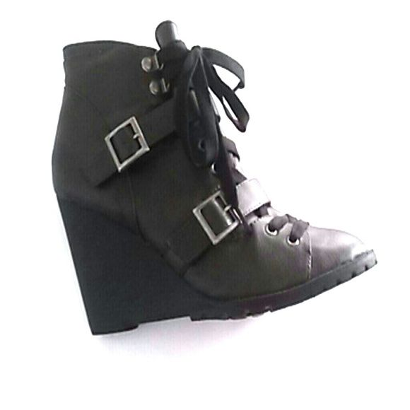 Brown Boot Wedges