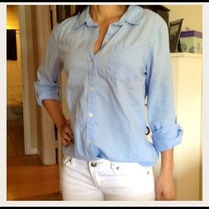 Chambray Button-Down Shirt