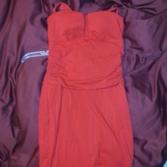 Red victorias secret dress 34C