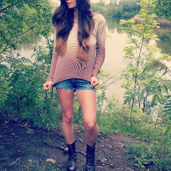 Brandy Melville Dakota Knit Dusty Rose