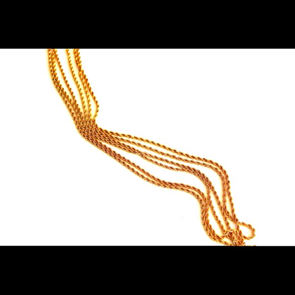 SOLD Gold Rope Chain