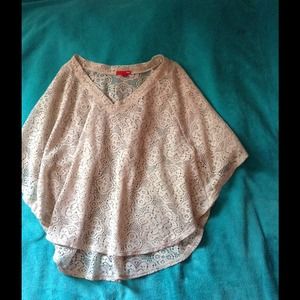 Oatmeal Lace Top🚫sold🚫
