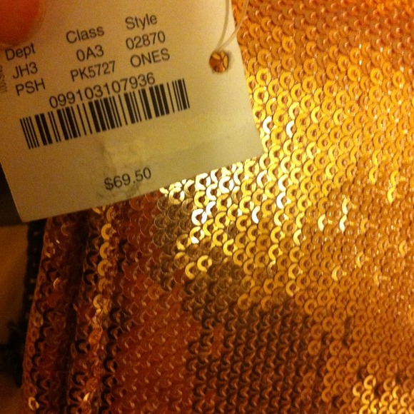 SOLD J.Crew Rose Gold Sparkle Pink Clutch! NWT - Picture 4 of 4