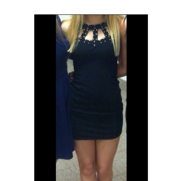 Black Studded Dress - Picture 4 of 4