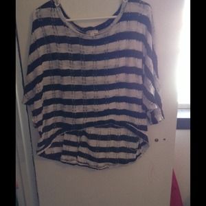 Black and Striped Top🚫sold🚫