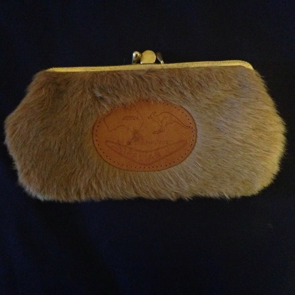 Handbags - Kangaroo fur clutch wallet