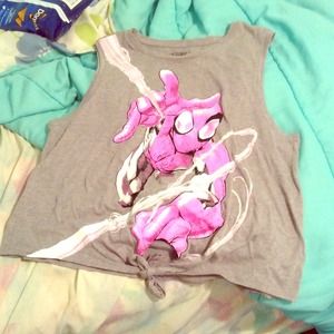 Marvel pink and grey Spider-man shirt!!