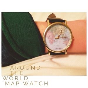 🔥SALE🔥Around the World Map Watch