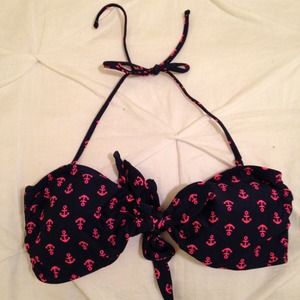 Gap Body Bow Tied Bikini in Anchor Print