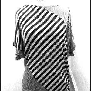 Ella Moss Mix stripe dolman