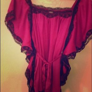 *bundled* Pink silky top