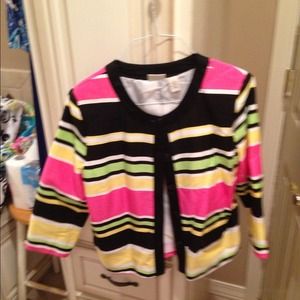 Spring jacket with lots of color. Large