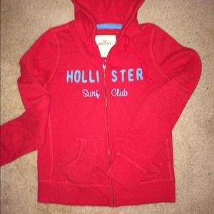 Hollister zip up hoodie
