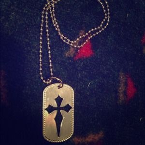 Goth Tag Necklace