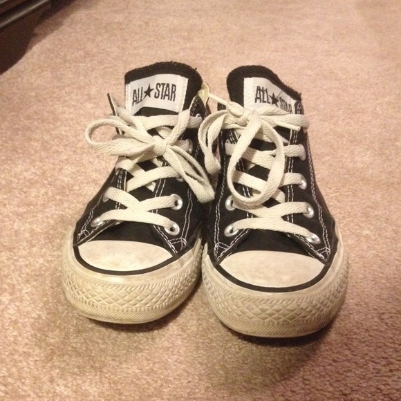 Classic black Converse shoes