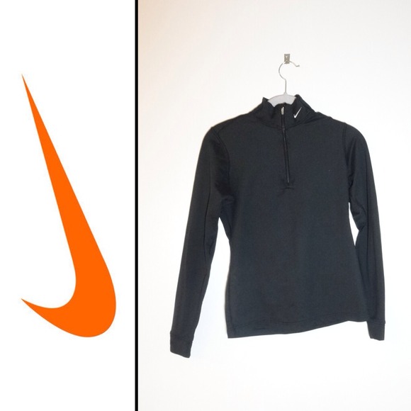 Nike Tops - Nike Half-Zip Hyperwarm fleece DriFit