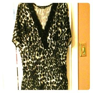 Maurices animal print top