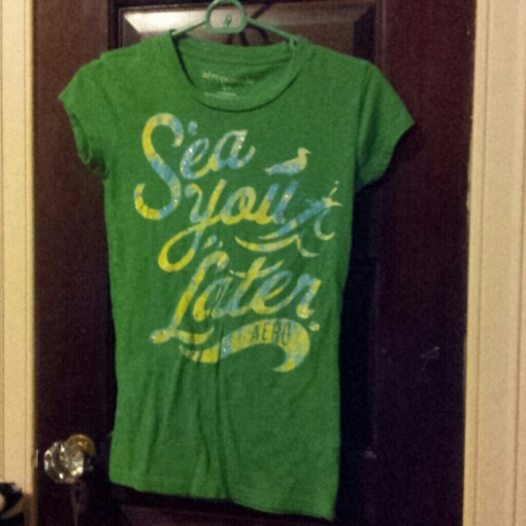 Green aeropastle tshirt