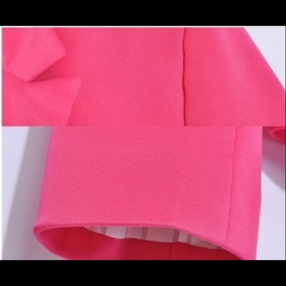🎉🎉SOLD 🎉🎉HOST PICK 7/13/2014🎉 💞Pink Blazer💞 - Picture 3 of 4