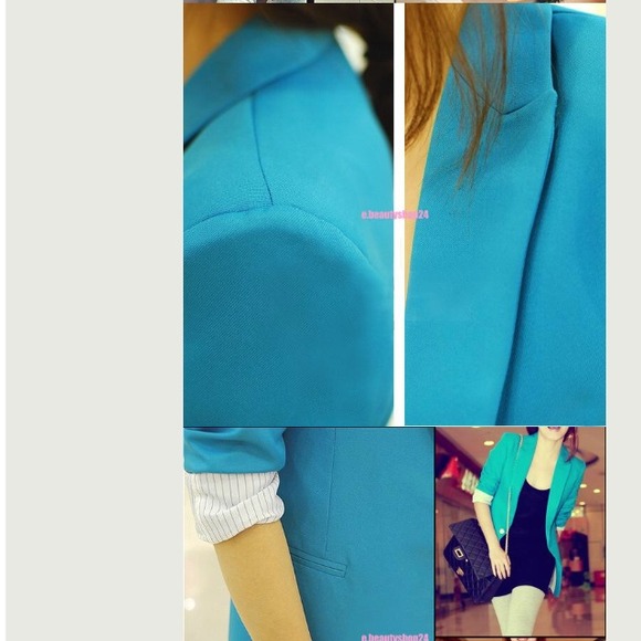 💙 SALE💙 ROYAL BLUE Blazer Sz L (Small) - Picture 4 of 4