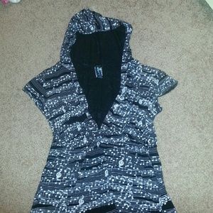 Hooded music not shirt