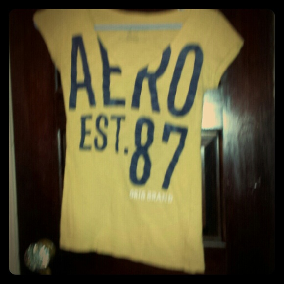 Yellow aero shirt