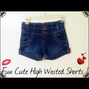 High wasted shorts brand new without tags