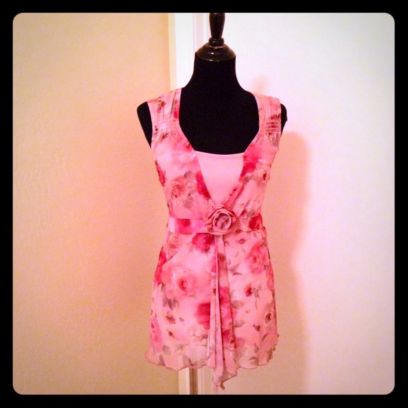 Floral top.